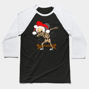 Dabbing Skelett Baseball T-Shirt